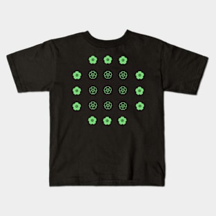 small green flowers Kids T-Shirt